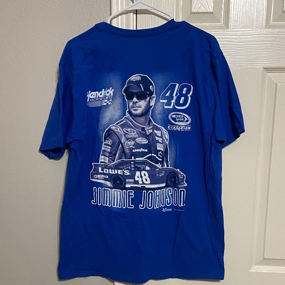 Chaser Blue Short-Sleeve Graphic Racing Tee